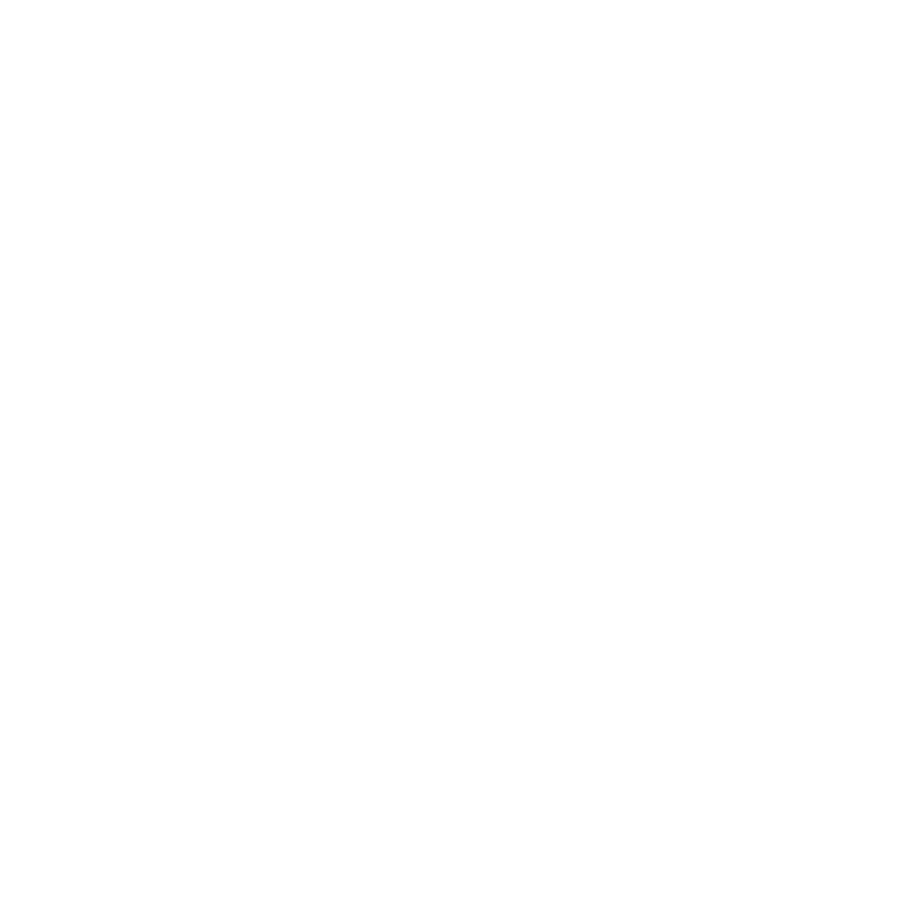 Palm Radar mark, white